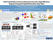 ZnO-CuO Backbone-Branch Heterostructure for High-Efficiency Organic-Inorganic Hybrid Perovskite Solar Cells